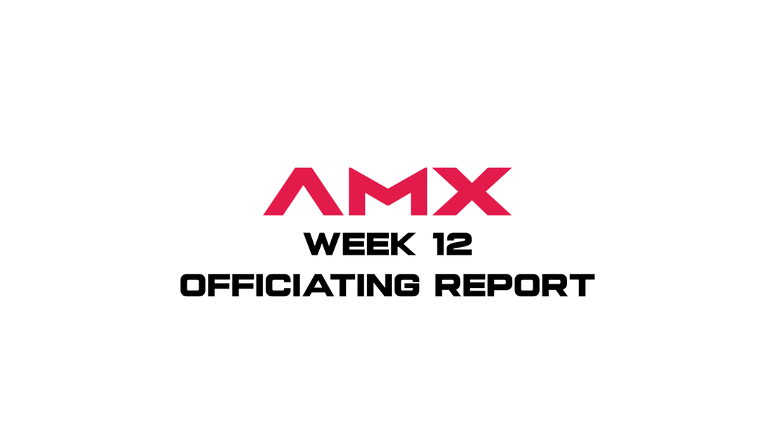 Week 12 Officiating Report