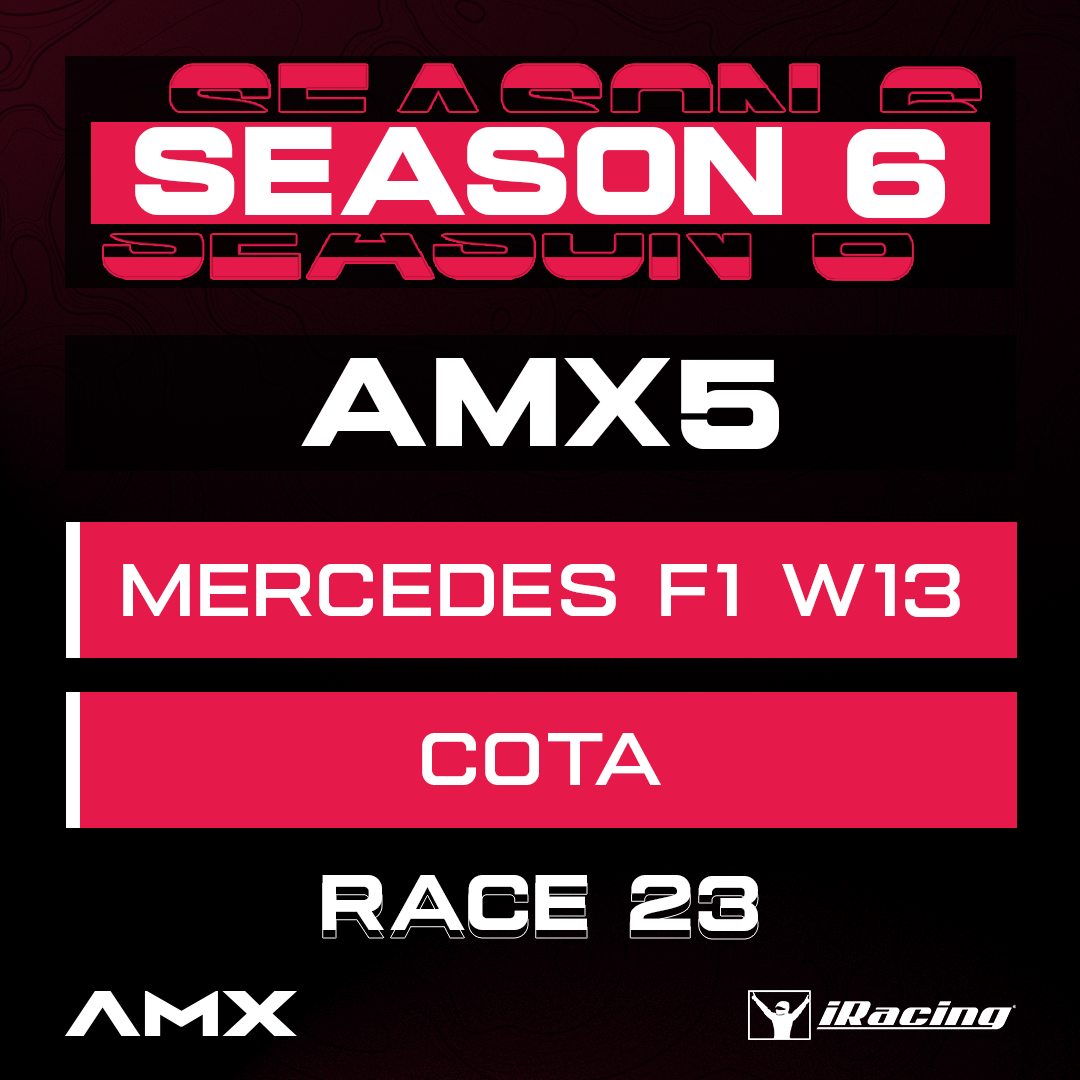 Race 23 — AMX5 [26 Oct @ 19:10 GMT]