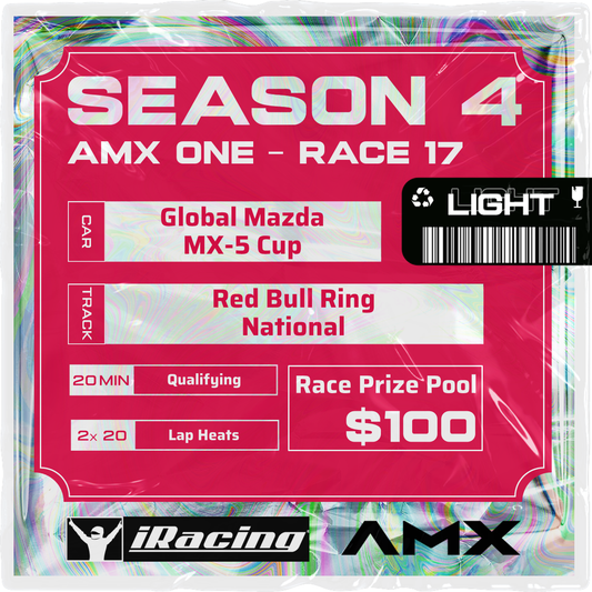 AMX ONE - RACE 17 [3/12 - 5:50 PM GMT]