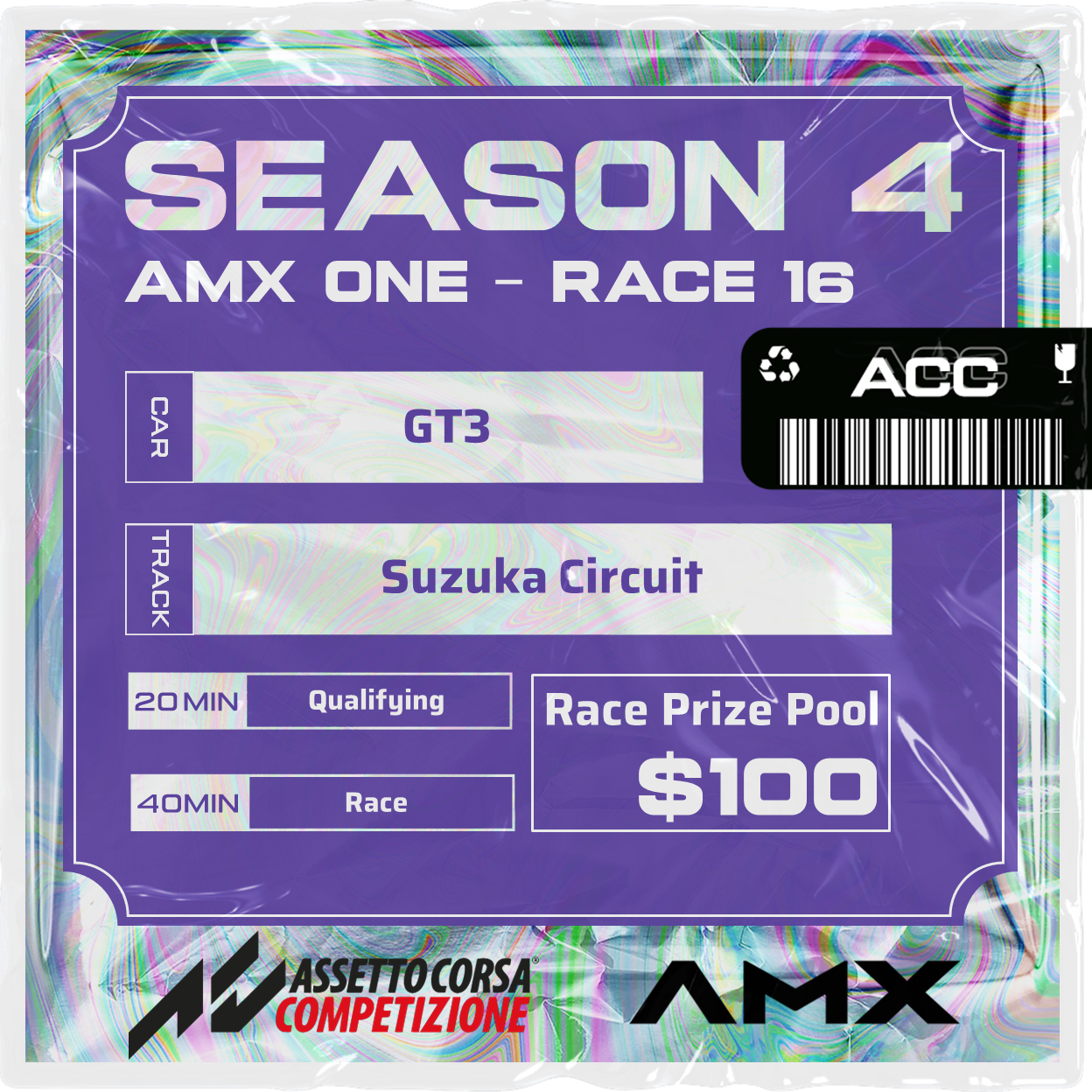 AMX ONE - RACE 16 [3/3 - 5:50 PM GMT]