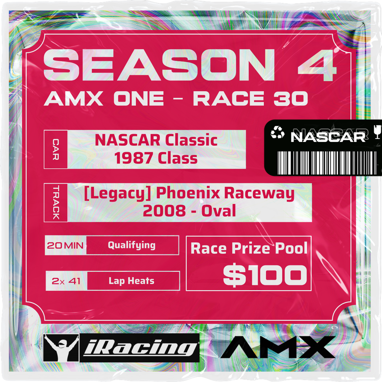 AMX ONE - RACE 30 [4/13 - 5:50 PM GMT]