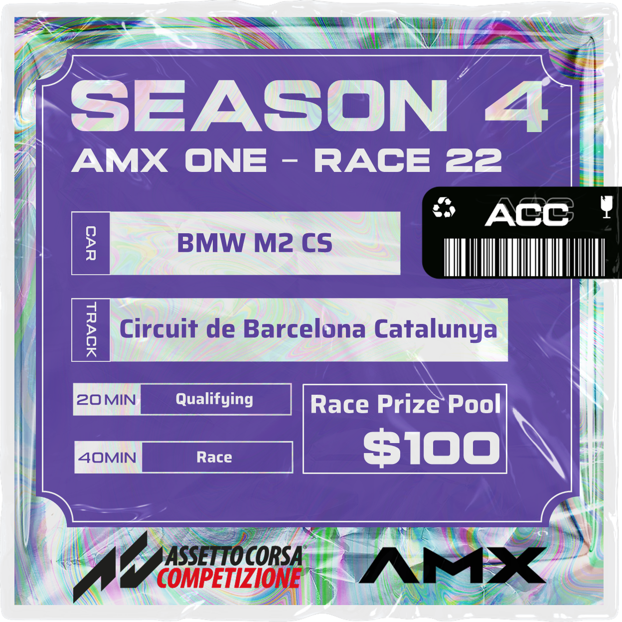 AMX ONE - RACE 22 [3/24 - 5:50 PM GMT]